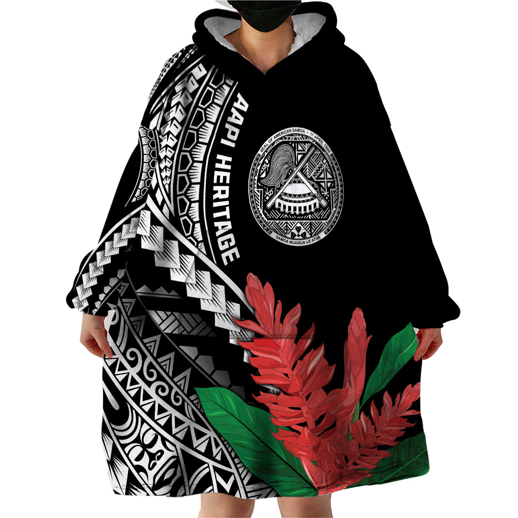 AAPI Heritage Month Wearable Blanket Hoodie Samoa Teuila