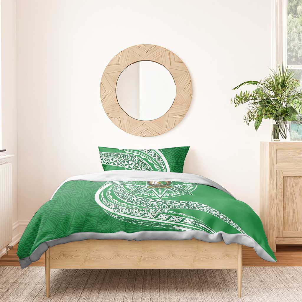 Tonga Liahona High School Personalized Bedding Set Ngatu Tokelaufeletoa Motifs