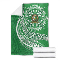 Tonga Liahona High School Personalized Blanket Ngatu Tokelaufeletoa Motifs