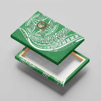 Tonga Liahona High School Personalized Canvas Wall Art Ngatu Tokelaufeletoa Motifs