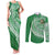 Tonga Liahona High School Personalized Couples Matching Tank Maxi Dress and Long Sleeve Button Shirt Ngatu Tokelaufeletoa Motifs