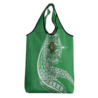 Tonga Liahona High School Personalized Grocery Bag Ngatu Tokelaufeletoa Motifs