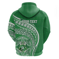 Tonga Liahona High School Personalized Hoodie Ngatu Tokelaufeletoa Motifs
