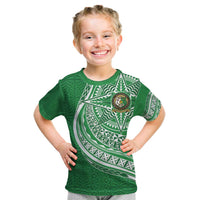 Tonga Liahona High School Personalized Kid T Shirt Ngatu Tokelaufeletoa Motifs