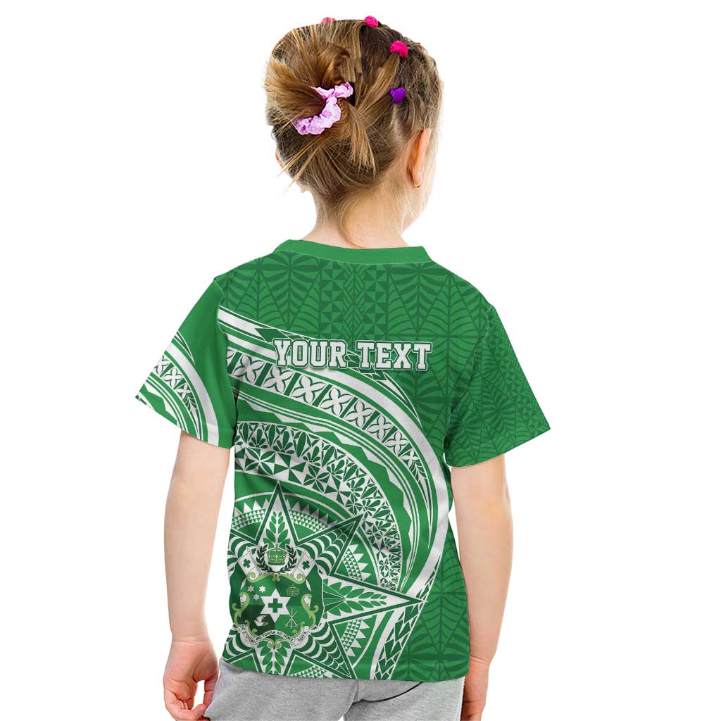 Tonga Liahona High School Personalized Kid T Shirt Ngatu Tokelaufeletoa Motifs