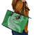 Tonga Liahona High School Personalized Leather Tote Bag Ngatu Tokelaufeletoa Motifs