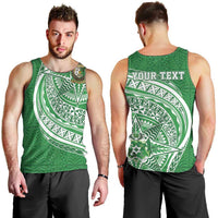 Tonga Liahona High School Personalized Men Tank Top Ngatu Tokelaufeletoa Motifs