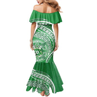 Tonga Liahona High School Personalized Mermaid Dress Ngatu Tokelaufeletoa Motifs