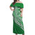 Tonga Liahona High School Personalized Off Shoulder Maxi Dress Ngatu Tokelaufeletoa Motifs