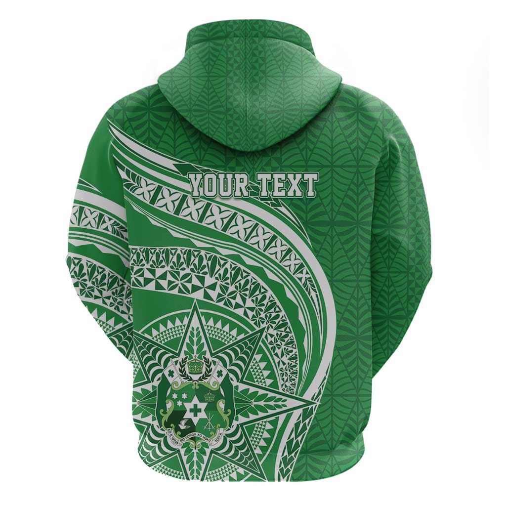 Tonga Liahona High School Personalized Zip Hoodie Ngatu Tokelaufeletoa Motifs