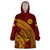 Tonga High School Wearable Blanket Hoodie THS Anniversary Ngatu Motif