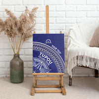 Tupou College Toloa Canvas Wall Art Ngatu Tapa Mix Style