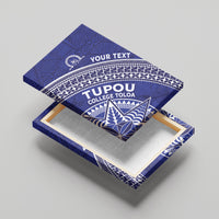 Tupou College Toloa Canvas Wall Art Ngatu Tapa Mix Style