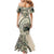 Aloha Hawaii Tapa Family Matching Mermaid Dress and Hawaiian Shirt Summer Green Hawaiian Ipu - Polynesian Pride