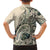 Aloha Hawaii Tapa Family Matching Tank Maxi Dress and Hawaiian Shirt Summer Green Hawaiian Ipu - Polynesian Pride