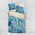 Aloha Hawaii Tapa Bedding Set Cool Turquoise Hawaiian Ipu - Polynesian Pride