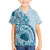 Aloha Hawaii Tapa Family Matching Tank Maxi Dress and Hawaiian Shirt Cool Turquoise Hawaiian Ipu - Polynesian Pride