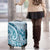Aloha Hawaii Tapa Luggage Cover Cool Turquoise Hawaiian Ipu - Polynesian Pride