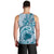 Aloha Hawaii Tapa Men Tank Top Cool Turquoise Hawaiian Ipu - Polynesian Pride