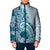 Aloha Hawaii Tapa Padded Jacket Cool Turquoise Hawaiian Ipu - Polynesian Pride