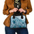 Aloha Hawaii Tapa Shoulder Handbag Cool Turquoise Hawaiian Ipu - Polynesian Pride