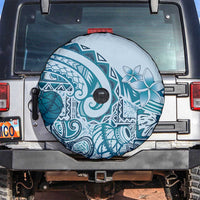 Aloha Hawaii Tapa Spare Tire Cover Cool Turquoise Hawaiian Ipu - Polynesian Pride