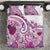 Aloha Hawaii Tapa Bedding Set Vibrant Fuchsia Hawaiian Ipu - Polynesian Pride