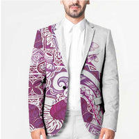 Aloha Hawaii Tapa Blazer Vibrant Fuchsia Hawaiian Ipu - Polynesian Pride