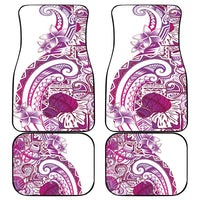 Aloha Hawaii Tapa Car Mats Vibrant Fuchsia Hawaiian Ipu - Polynesian Pride