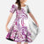 Aloha Hawaii Tapa Family Matching Puletasi and Hawaiian Shirt Vibrant Fuchsia Hawaiian Ipu - Polynesian Pride