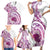 Aloha Hawaii Tapa Family Matching Short Sleeve Bodycon Dress and Hawaiian Shirt Vibrant Fuchsia Hawaiian Ipu - Polynesian Pride
