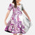 Aloha Hawaii Tapa Family Matching Tank Maxi Dress and Hawaiian Shirt Vibrant Fuchsia Hawaiian Ipu - Polynesian Pride