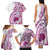 Aloha Hawaii Tapa Family Matching Tank Maxi Dress and Hawaiian Shirt Vibrant Fuchsia Hawaiian Ipu - Polynesian Pride