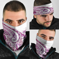 Aloha Hawaii Tapa Neck Gaiter Vibrant Fuchsia Hawaiian Ipu - Polynesian Pride