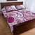 Aloha Hawaii Tapa Quilt Bed Set Vibrant Fuchsia Hawaiian Ipu - Polynesian Pride