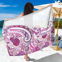 Aloha Hawaii Tapa Sarong Vibrant Fuchsia Hawaiian Ipu - Polynesian Pride