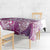 Aloha Hawaii Tapa Tablecloth Vibrant Fuchsia Hawaiian Ipu - Polynesian Pride