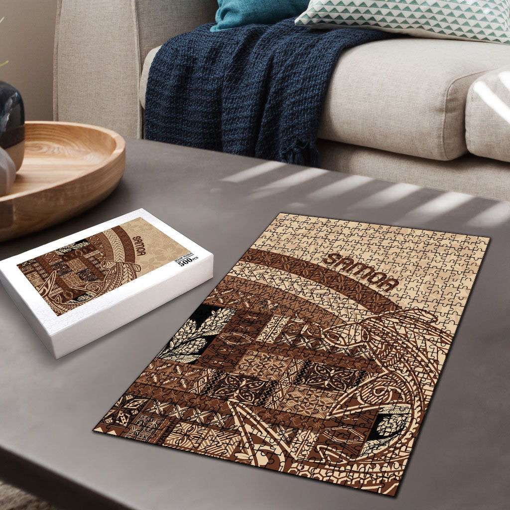 Samoa Mamanu Siapo Mocha Puzzle Tatau Malie
