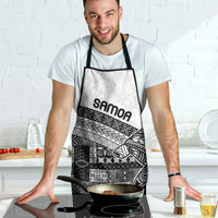 Samoa Mamanu Siapo Classic Black Apron Tatau Malie