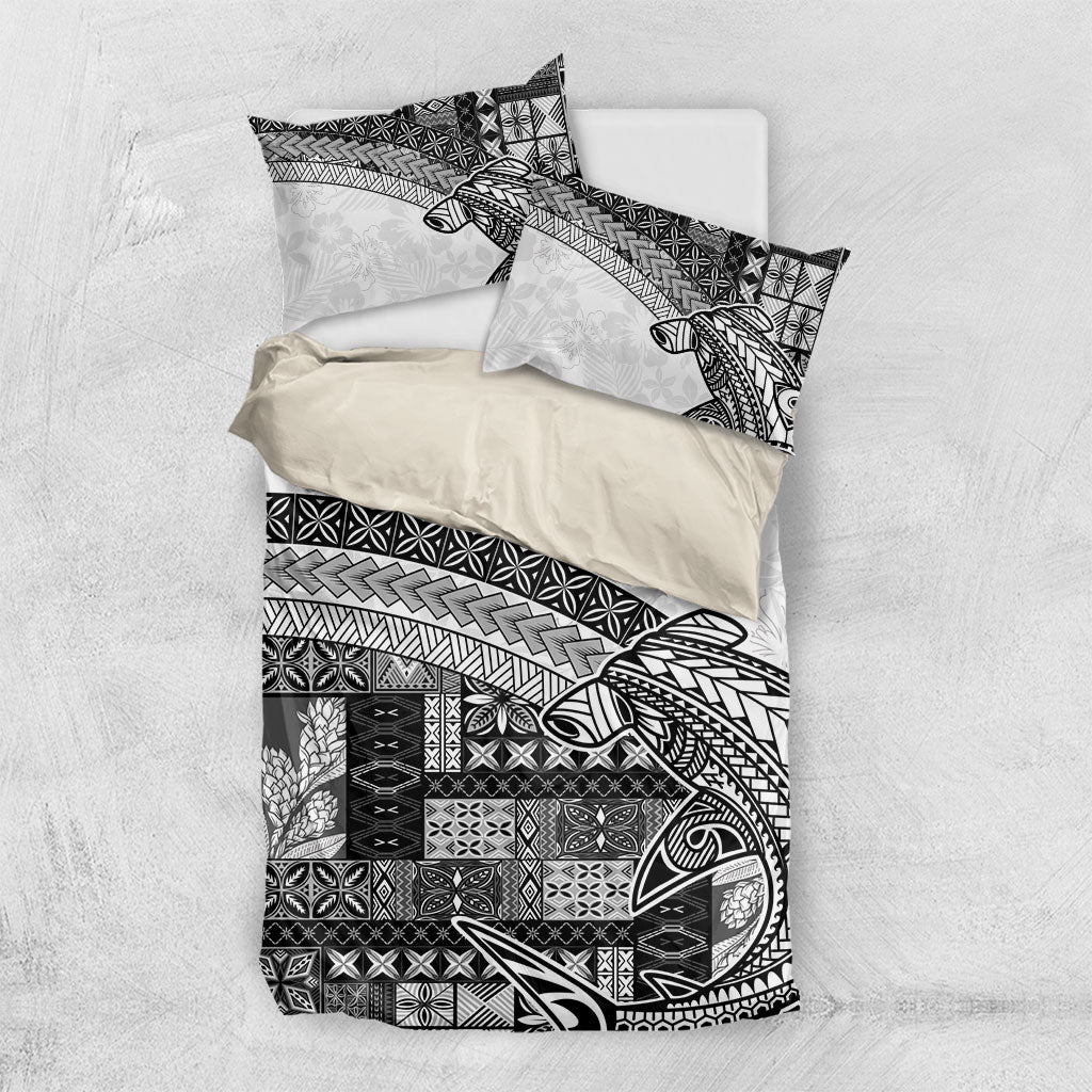 Samoa Mamanu Siapo Classic Black Bedding Set Tatau Malie