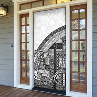 Samoa Mamanu Siapo Classic Black Door Cover Tatau Malie