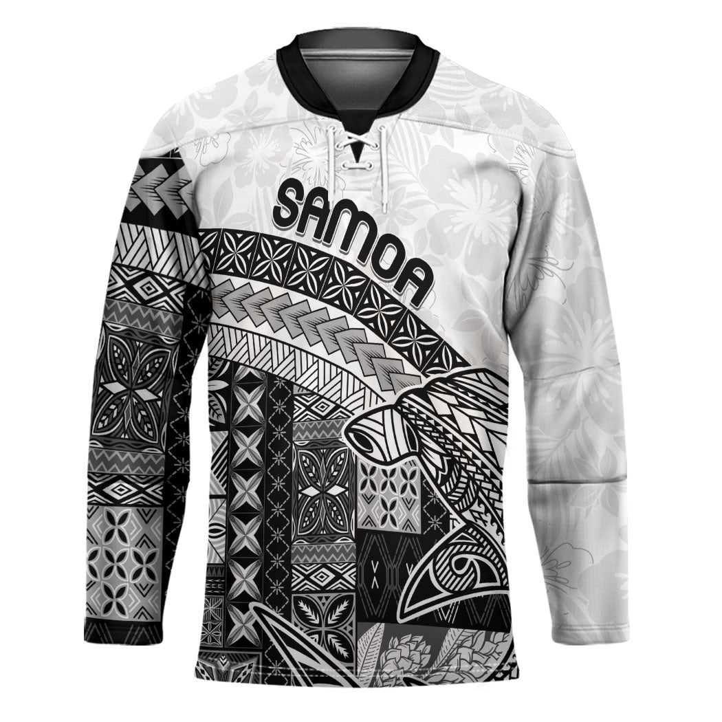 Samoa Mamanu Siapo Classic Black Hockey Jersey Tatau Malie