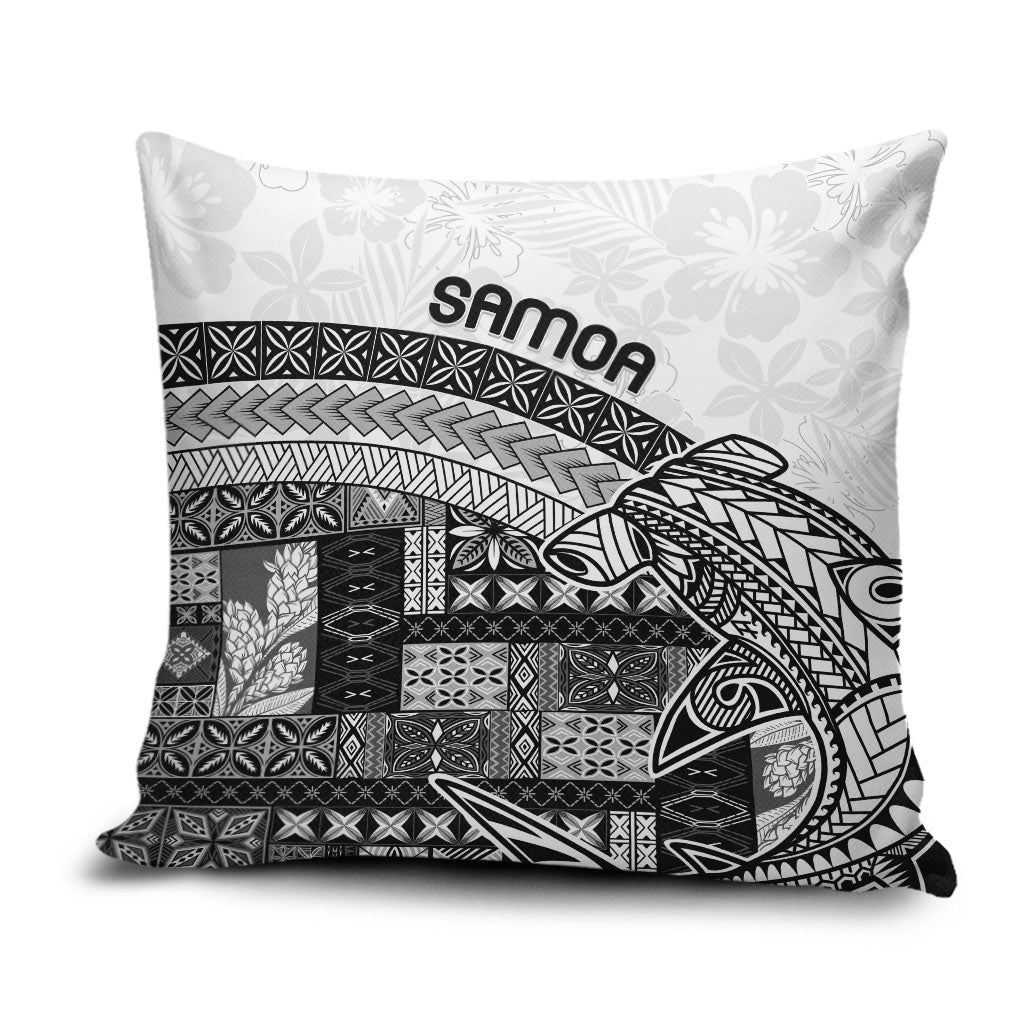 Samoa Mamanu Siapo Classic Black Pillow Cover Tatau Malie