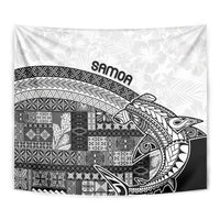 Samoa Mamanu Siapo Classic Black Tapestry Tatau Malie