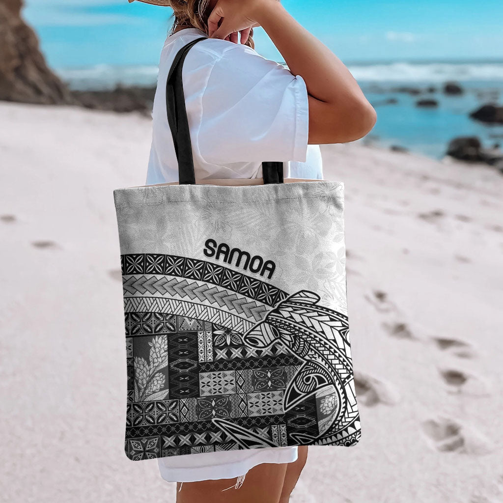 Samoa Mamanu Siapo Classic Black Tote Bag Tatau Malie