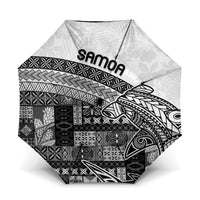 Samoa Mamanu Siapo Classic Black Umbrella Tatau Malie