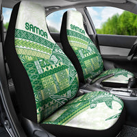 Samoa Mamanu Siapo Forest Green Car Seat Cover Tatau Malie