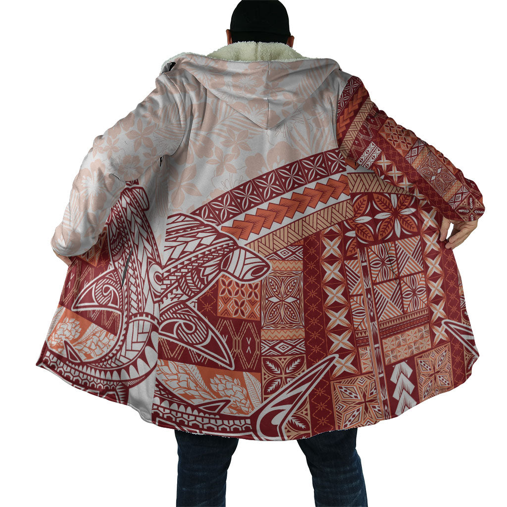 Samoa Mamanu Siapo Crimson Cloak Tatau Malie