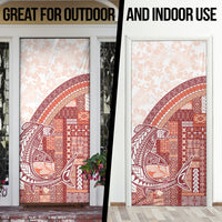 Samoa Mamanu Siapo Crimson Door Cover Tatau Malie