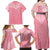 personalised-new-zealand-family-matching-off-shoulder-long-sleeve-dress-and-hawaiian-shirt-pink-ribbon-tattoo-mix-silver-fern